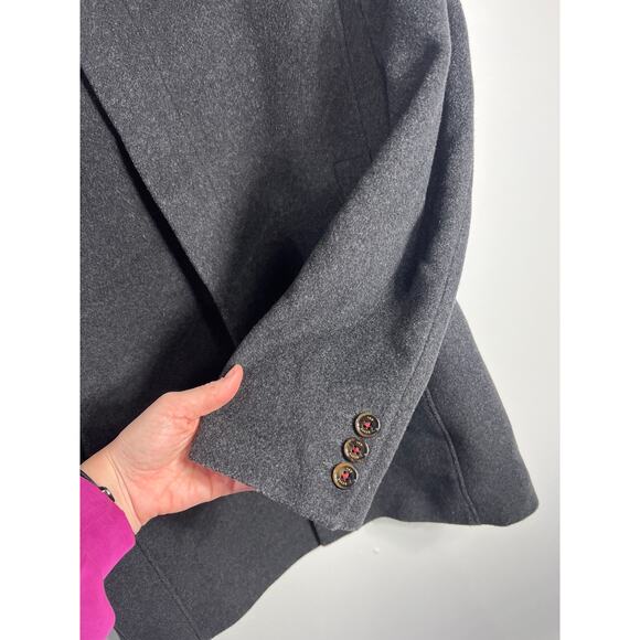 Ted Baker Mens 4 Large Wool Blend Over Coat Top Old Money Quiet Luxury - Picture 7 of 10